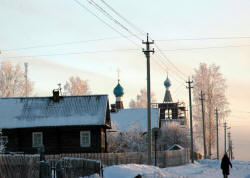 Зима в Новокемском в 2008 году